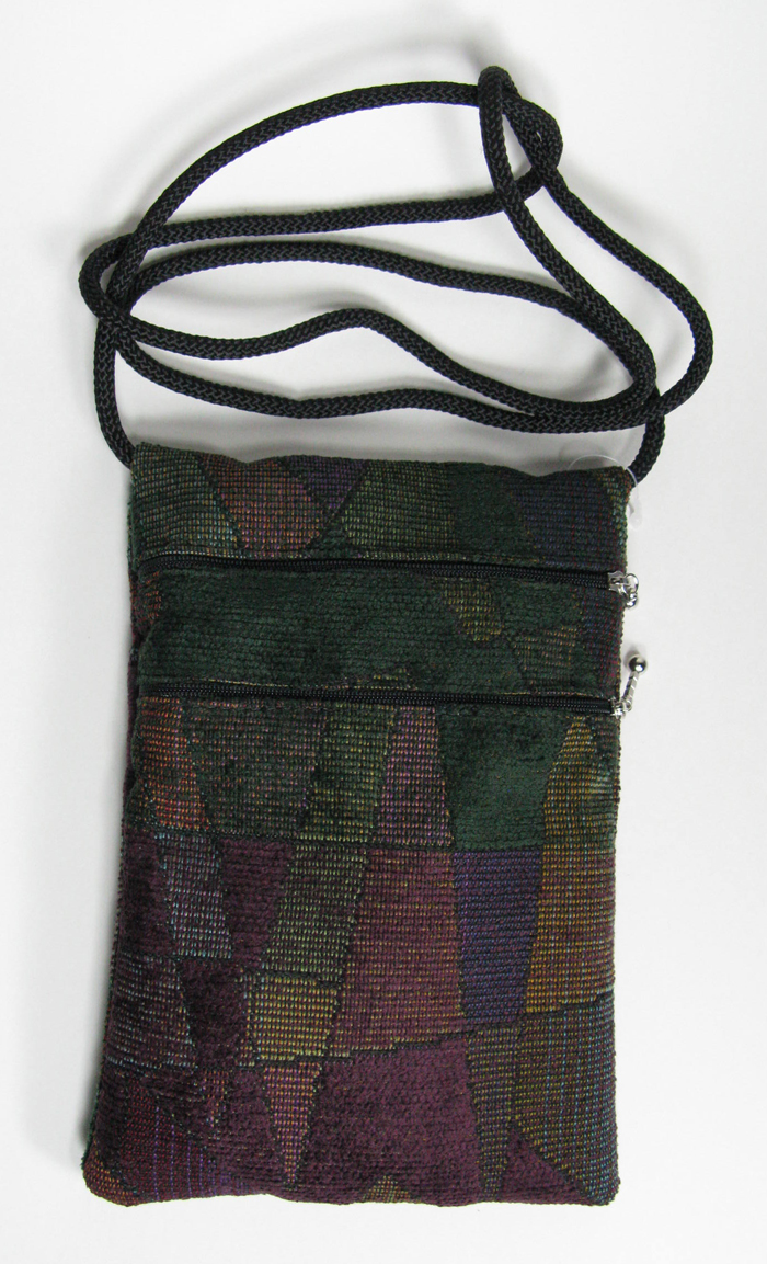 2-Zip Tapestry Bag 7 x 10